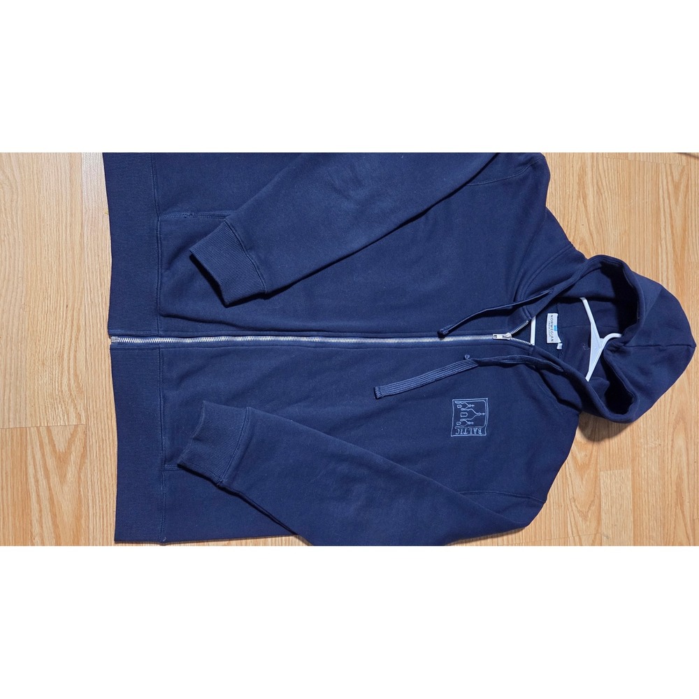 Norwegian Cruise Line NCL Baltic Embroidered Full Zip Hoodie Navy Blue Large